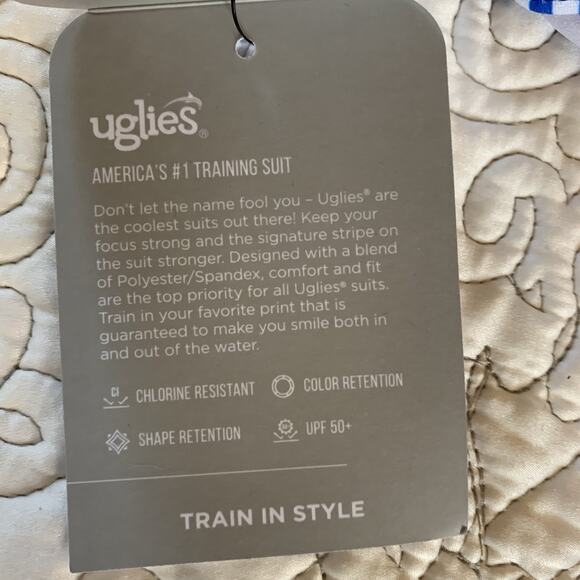 Dolfin Uglies Women's Size 38 Salute V Back Swimsuit MSRP $45 Red, White, & Blue - Picture 15 of 16